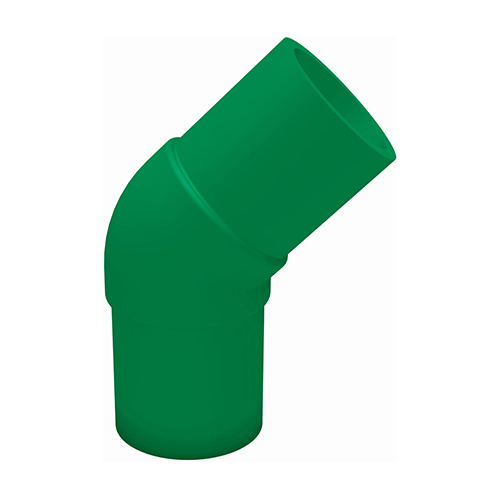 PP-RCT elbow 45&deg; long st SDR11 green