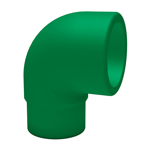 PP-RCT elbow 90&deg; i-a green