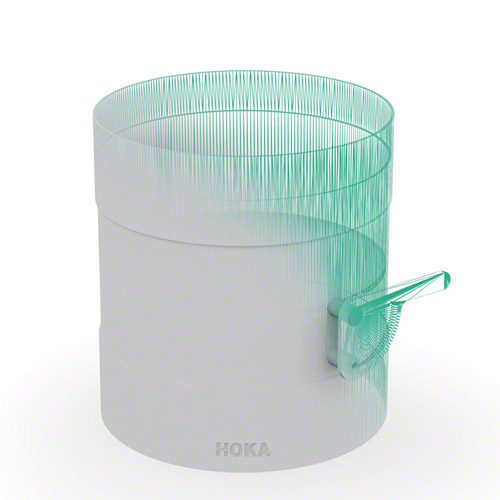 lockable with hand lever 