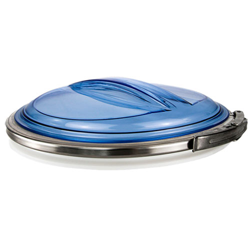 Manhole made of PE - nature without spigot, cover made of PVC Transparent, with new grip shape