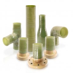 UP-GF (GFK) PIPE SYSTEMS: UP-GF (GFK) pipes, molded parts and connections
DN 25 - DN 1000